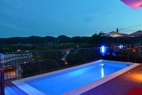 Villa Magdalena during night