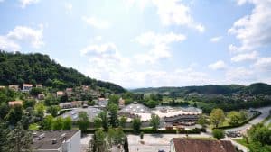 Krapinske Toplice - Hrvatsko Zagorje (pogled iz hotela Villa Magdalena)